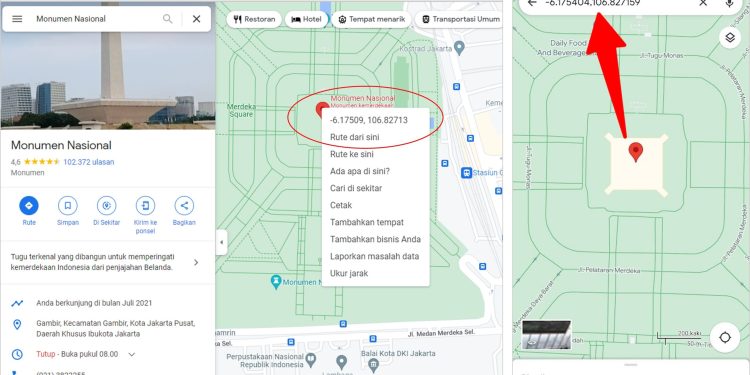 Cara Mudah Mengetahui Garis Lintang dan Bujur Lewat Google Maps
