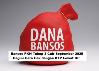 Bansos PKH Tahap 3 Cair September 2025, Begini Cara Cek dengan KTP Lewat HP