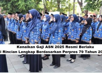 Kenaikan Gaji ASN 2025 Resmi Berlaku, Ini Rincian Lengkap Berdasarkan Perpres 79 Tahun 2025