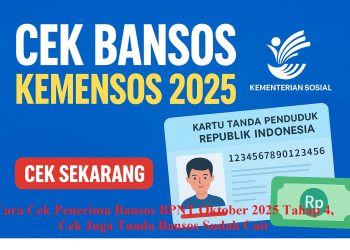 Cara Cek Penerima Bansos BPNT Oktober 2025 Tahap 4, Cek Juga Tanda Bansos Sudah Cair
