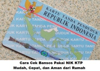 Cara Cek Bansos Pakai NIK KTP: Mudah, Cepat, dan Aman dari Rumah