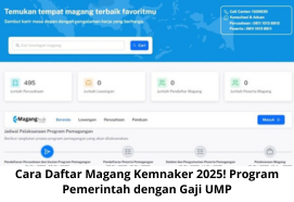 Cara Daftar Magang Kemnaker 2025! Program Pemerintah dengan Gaji UMP