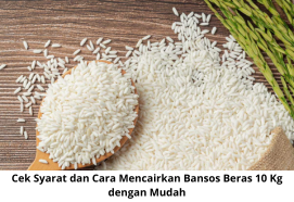 Cek Syarat dan Cara Mencairkan Bansos Beras 10 Kg dengan Mudah