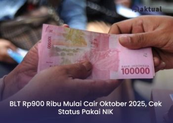 BLT Rp900 Ribu Mulai Cair Oktober 2025, Cek Status Pakai NIK