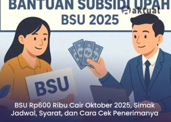 BSU Rp600 Ribu Cair Oktober 2025, Simak Jadwal, Syarat, dan Cara Cek Penerimanya