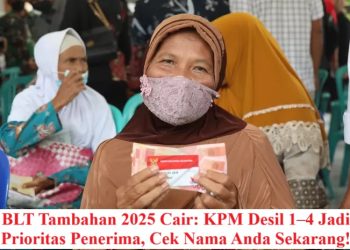 BLT Tambahan 2025 Cair: KPM Desil 1–4 Jadi Prioritas Penerima, Cek Nama Anda Sekarang!