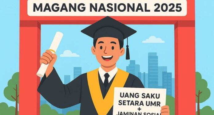 Magang Nasional 2025 Kembali Dibuka November, Gaji Setara UMP dan Kuota 80 Ribu Peserta