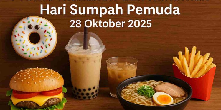 Update Promo Kuliner 28 Oktober 2025: Harga Spesial Edisi Hari Sumpah Pemuda