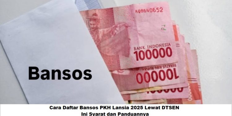 Cara Daftar Bansos PKH Lansia 2025 Lewat DTSEN: Ini Syarat dan Panduannya