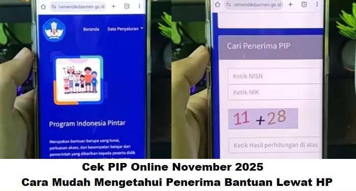 Cek PIP Online November 2025: Cara Mudah Mengetahui Penerima Bantuan Lewat HP