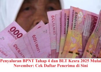 Penyaluran BPNT Tahap 4 dan BLT Kesra 2025 Mulai November: Cek Daftar Penerima di Sini