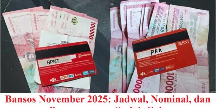 Bansos November 2025: Jadwal, Nominal, dan Program yang Sudah Cair