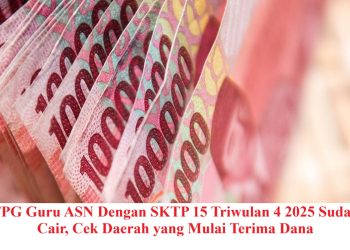 TPG Guru ASN Dengan SKTP 15 Triwulan 4 2025 Sudah Cair, Cek Daerah yang Mulai Terima Dana