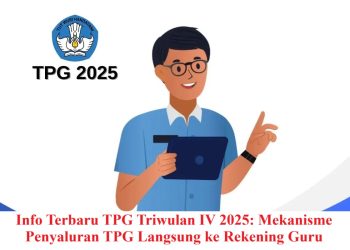 Info Terbaru TPG Triwulan IV 2025: Mekanisme Penyaluran TPG Langsung ke Rekening Guru