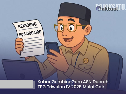 Kabar Gembira untuk Guru ASN Daerah: TPG Triwulan IV 2025 Mulai Disalurkan