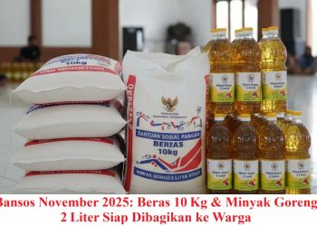 Bansos November 2025: Beras 10 Kg & Minyak Goreng 2 Liter Siap Dibagikan ke Warga