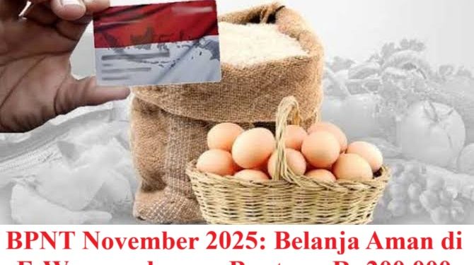 BPNT November 2025: Belanja Aman di E-Warong dengan Bantuan Rp200.000