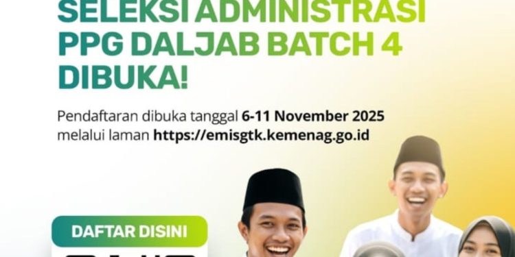 Sudah Siap? Ini Panduan Lengkap Daftar PPG Daljab Batch 4 Kemenag 2025