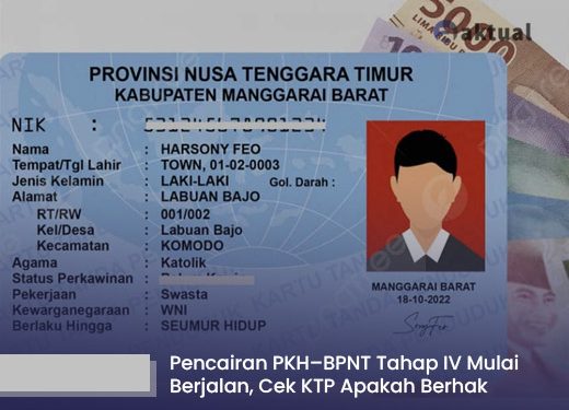 Pencairan PKH–BPNT Tahap IV Mulai Berjalan, Ini Syarat KTP yang Harus Dipenuhi Penerima Bantuan