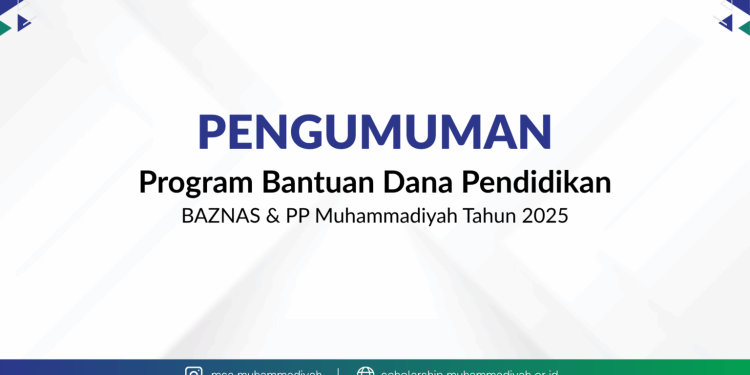 Jadwal Pengumuman Bantuan Pendidikan BAZNAS & PP Muhammadiyah 2025 Diundur, Ini Penjelasannya