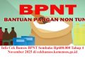 Info Cek Bansos BPNT Sembako Rp600.000 Tahap 4 November 2025 di cekbansos.kemensos.go.id