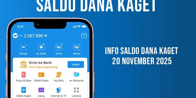 Saldo DANA Kaget 20 November 2025