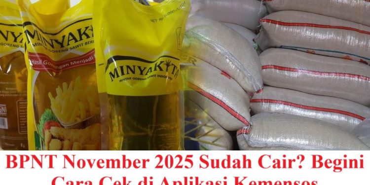 BPNT November 2025 Sudah Cair? Begini Cara Cek di Aplikasi Kemensos