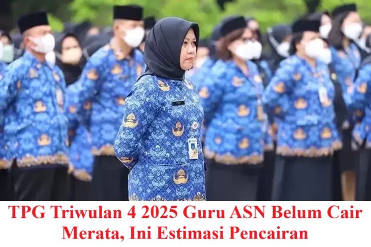 TPG Triwulan 4 2025 Guru ASN Belum Cair Merata, Ini Estimasi Pencairan