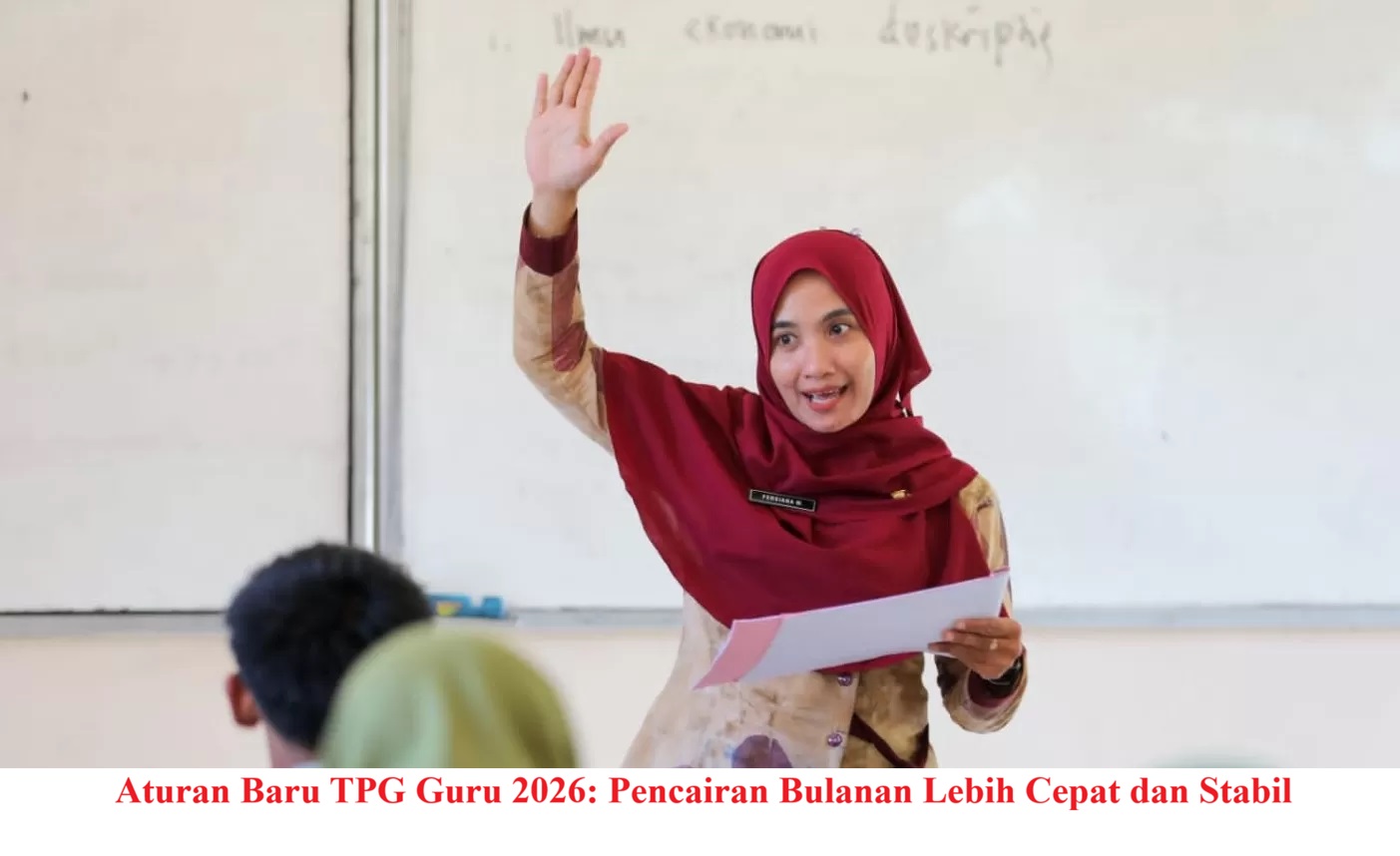 Aturan Baru TPG Guru 2026: Pencairan Bulanan Lebih Cepat dan Stabil