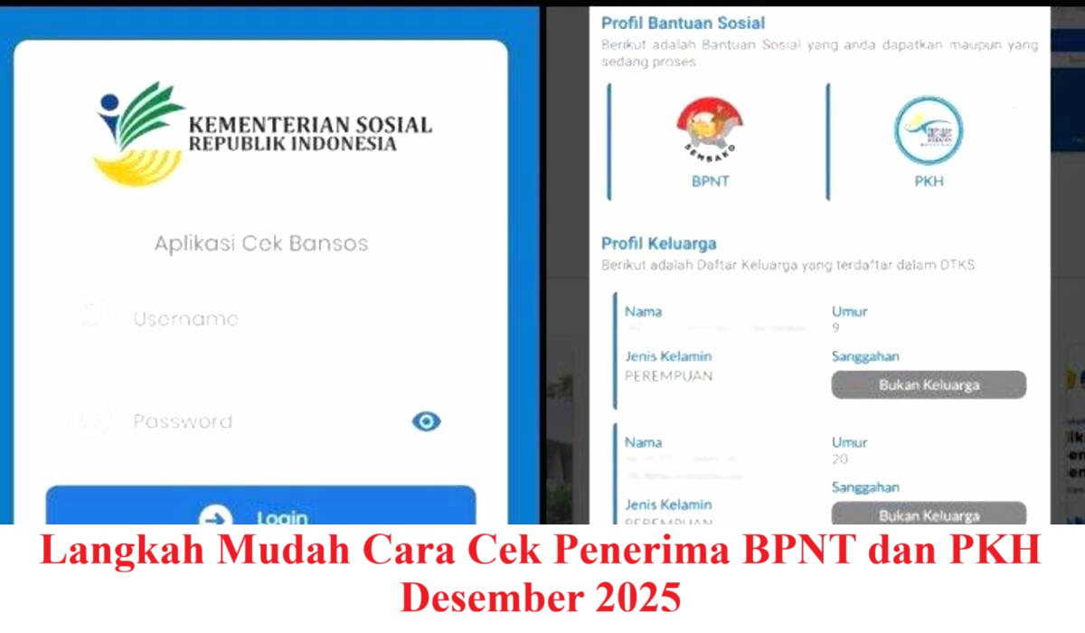 Langkah Mudah Cara Cek Penerima BPNT dan PKH Desember 2025