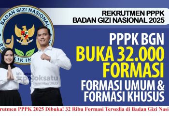 Rekrutmen PPPK 2025 Dibuka! 32 Ribu Formasi Tersedia di Badan Gizi Nasional