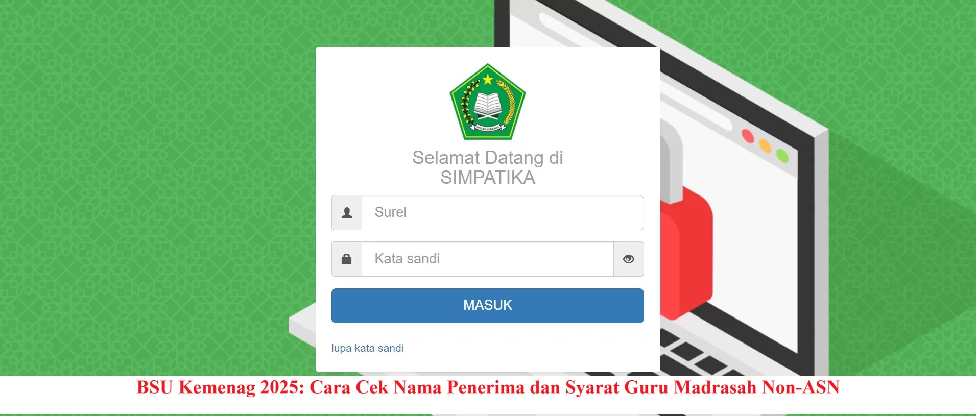 BSU Kemenag 2025: Cara Cek Nama Penerima dan Syarat Guru Madrasah Non-ASN