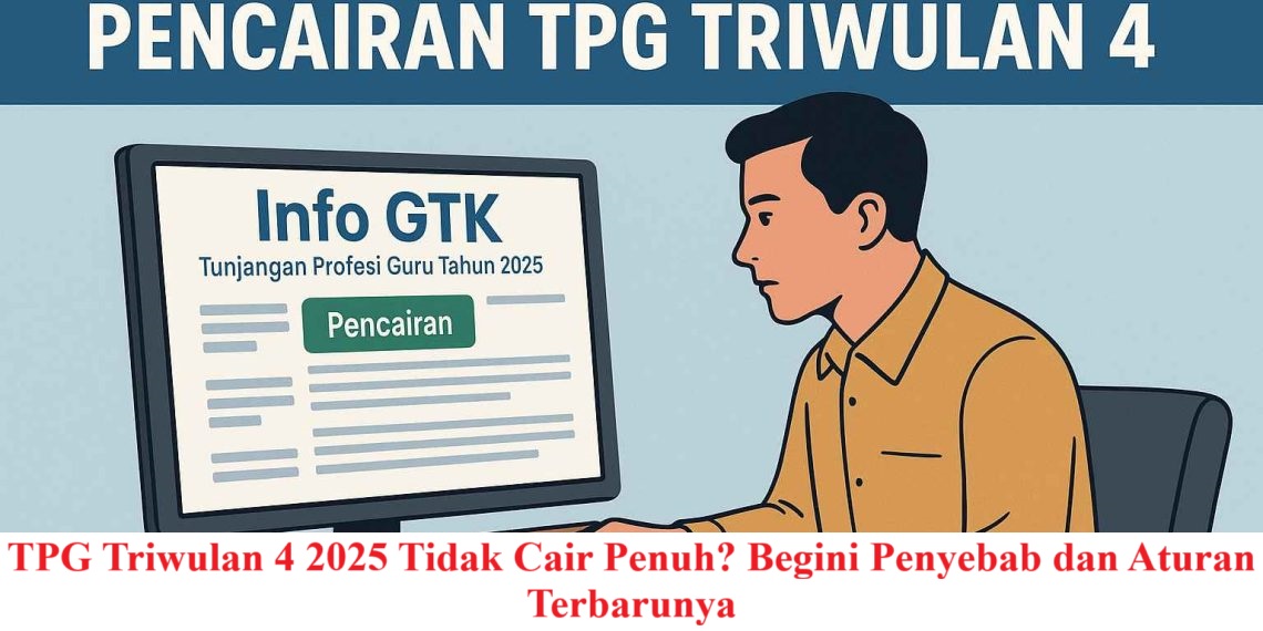 TPG Triwulan 4 2025 Tidak Cair Penuh? Begini Penyebab dan Aturan Terbarunya
