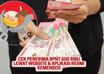 Cek Penerima BPNT 600 Ribu Lewat Website & Aplikasi Resmi Kemensos