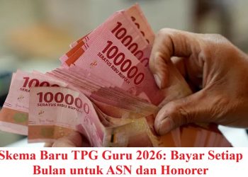 Skema Baru TPG Guru 2026: Bayar Setiap Bulan untuk ASN dan Honorer