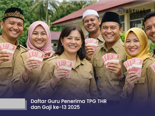 Daftar Guru Penerima TPG THR dan Gaji ke-13 2025