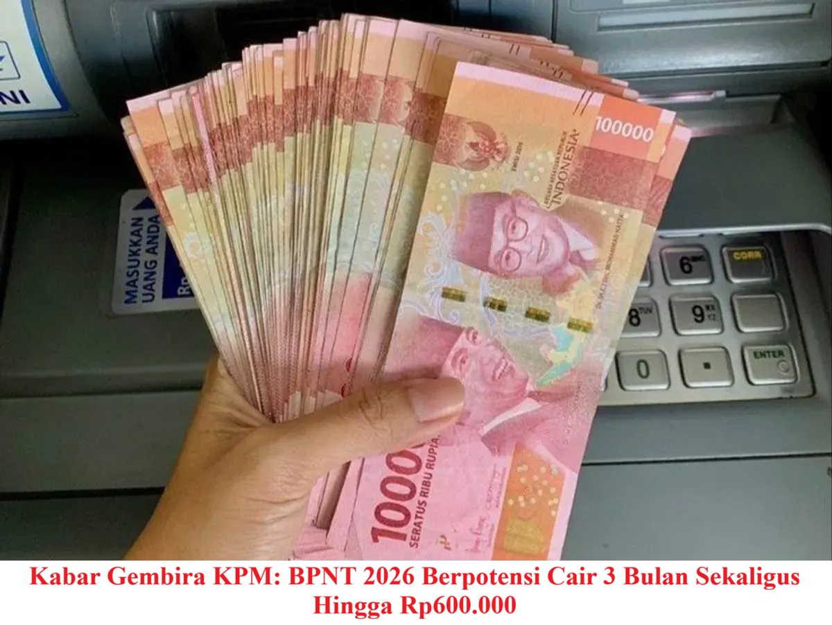 Kabar Gembira KPM: BPNT 2026 Berpotensi Cair 3 Bulan Sekaligus Hingga Rp600.000