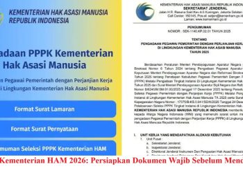 PPPK Kementerian HAM 2026: Persiapkan Dokumen Wajib Sebelum Mendaftar