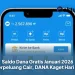 Saldo Dana Gratis Januari 2026 Berpeluang Cair, DANA Kaget Hari Ini