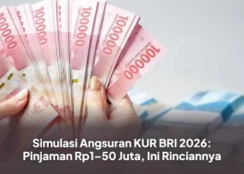 Simulasi Angsuran KUR BRI 2026: Pinjaman Rp1–50 Juta, Ini Rinciannya
