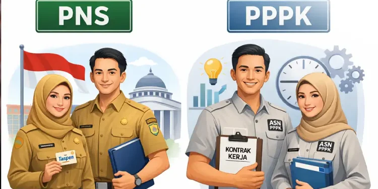 Perbedaan PPPK dan PNS