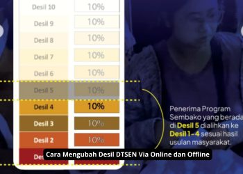 Cara Mengubah Desil DTSEN Via Online dan Offline