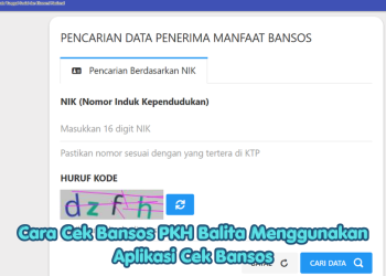 Cara Cek Bansos PKH Balita Menggunakan Aplikasi Cek Bansos