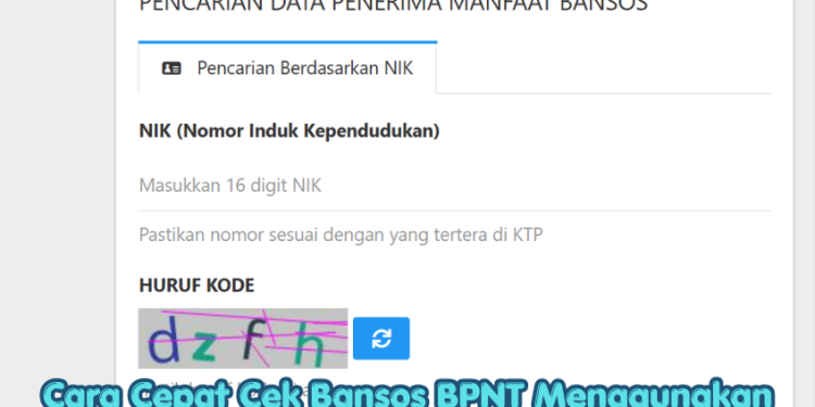 Cara Cepat Cek Bansos BPNT Menggunakan Aplikasi Cek Bansos