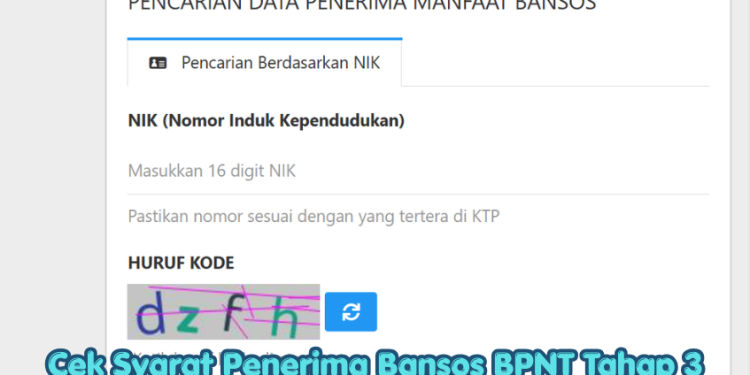 Cek Syarat Penerima Bansos BPNT Tahap 3 Tahun 2026