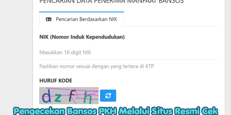 Pengecekan Bansos PKH Melalui Situs Resmi Cek Bansos Kemensos 2026