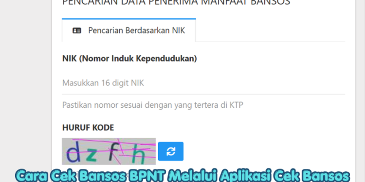 Cara Cek Bansos BPNT Melalui Aplikasi Cek Bansos