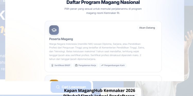 Kapan MagangHub Kemnaker 2026 Dibuka? Simak Jadwal Pendaftaran, Syarat, dan Cara Daftarnya