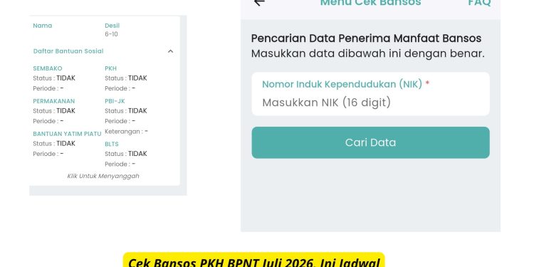 Cek Bansos PKH BPNT Juli 2026, Ini Jadwal Pencairan Tahap 3 dan Besaran Bantuan