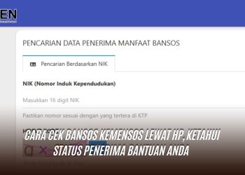 Cara Cek Bansos Kemensos Lewat HP, Ketahui Status Penerima Bantuan Anda